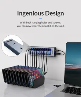 Orico хъб USB3.0 HUB 7 port with Power Adapter