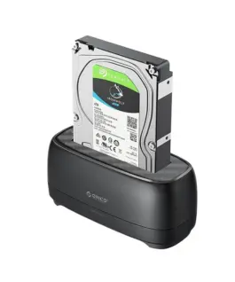 Alternative view of Orico докинг станция Storage - HDD/SSD Dock - 2.5/3.5 inch USB-C - DD18U3-EU-BK