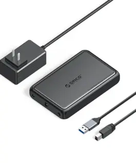 Orico кутия за диск Storage - Case - 3.5 inch USB-A black - DDL35-U3-EU-BK