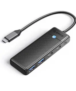 Orico хъб USB3.1 HUB Type-C - 2 x USB3.0 2 x USB-C - PAPW2AC-C3-05-BK-EP
