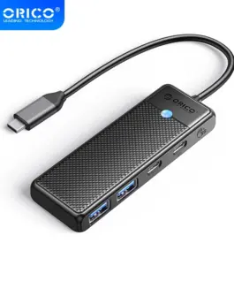 Alternative view of Orico хъб USB3.1 HUB Type-C - 2 x USB3.0, 2 x USB-C - PAPW2AC-C3-05-BK-EP