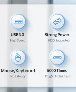 Orico хъб HUB USB3.1 3 port – 2 x USB3.0