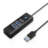 Orico хъб HUB USB3.0 3 port - 2 x USB3.0 1 x Type C Black - PWC2U-U3-015-BK