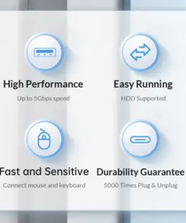 Orico хъб HUB USB3.0 3 port – 2 x USB3.0