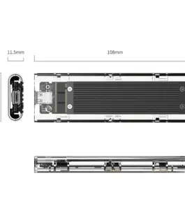 Orico външна кутия за диск Storage – Case – M.2 NVMe M key – USB3.1 Type-C –