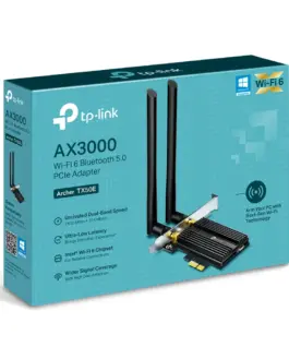 2-лентов Bluetooth 5.0 Wi-Fi6 PCIe адаптер TP-Link Archer TX50E