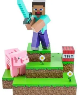 Лампа Paladone: Minecraft - Steve Diorama Light PP9463MCF