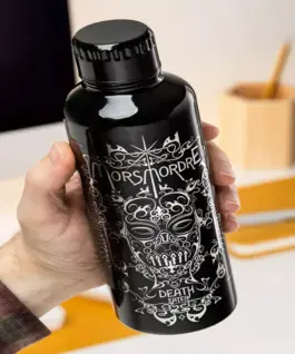 Бутилка Paladone Harry Potter: Death Eater - Metal Water Bottle