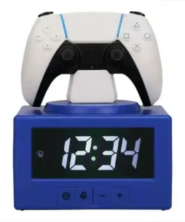 Часовник/будилник Paladone: Playstation Controller Icon Alarm Clock PP13475PS