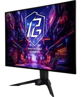 Геймърски Монитор ASRock PGO32UFS 32" OLED Dual Mode UHD/FHD 240/480Hz
