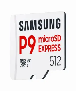 Alternative view of Карта памет Samsung microSDXC, 512GB P9 Express , 800 MB/s, UHS-I 90 MB/s U3, V30, A1