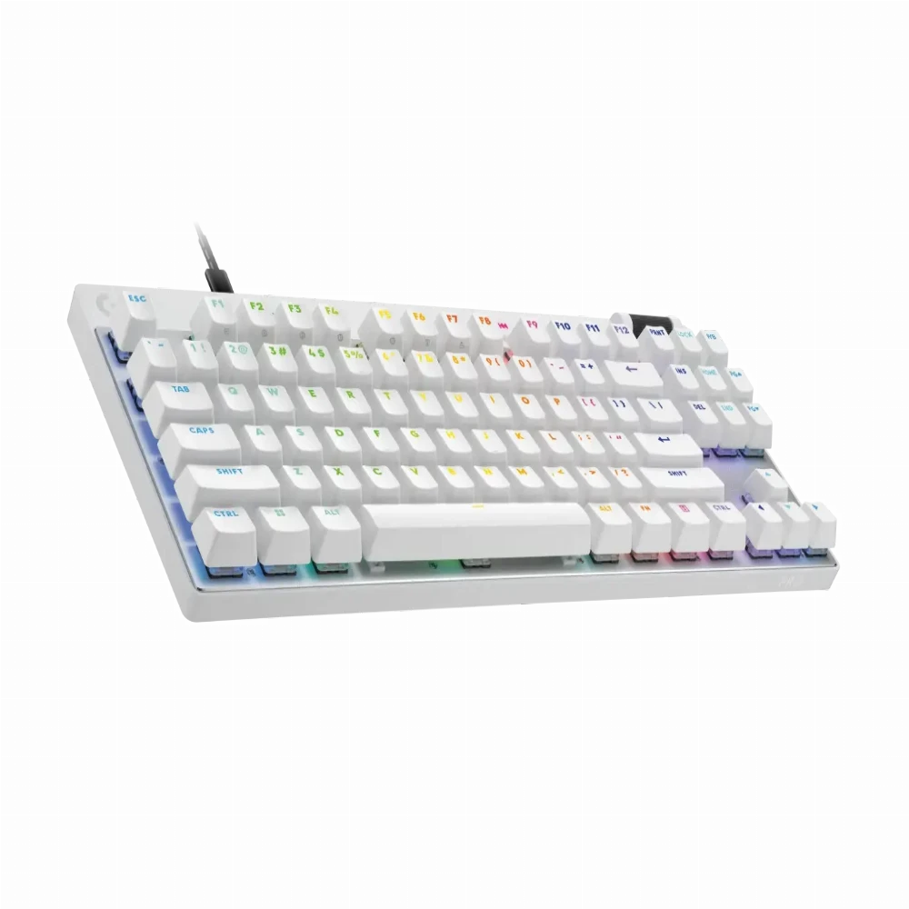 Геймърска механична клавиатура Logitech G Pro X RAPID TKL, Magnetic Analog Switch, Бял - Image 2