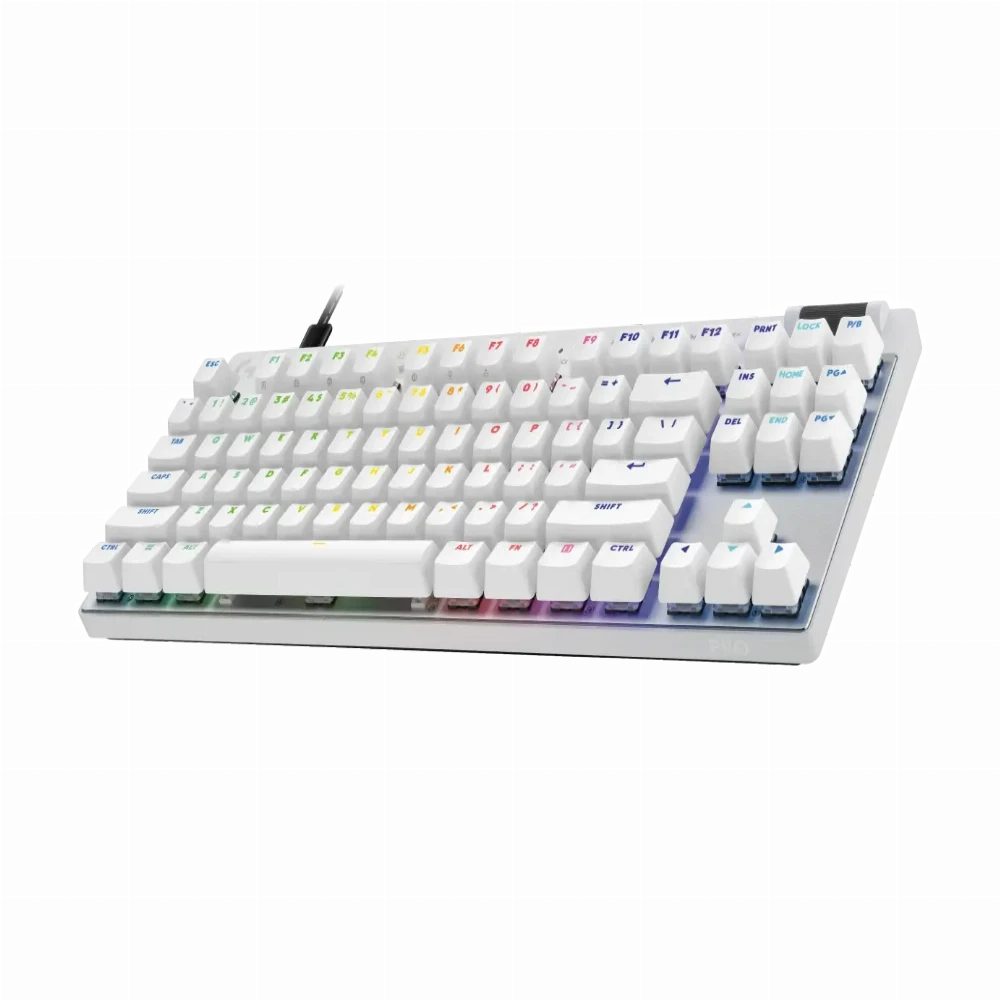 Геймърска механична клавиатура Logitech G Pro X RAPID TKL, Magnetic Analog Switch, Бял - Image 3