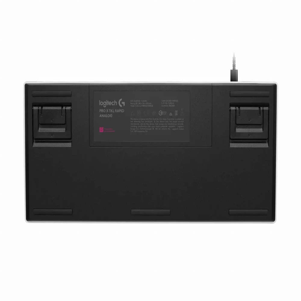 Геймърска механична клавиатура Logitech G Pro X RAPID TKL, Magnetic Analog Switch, Бял - Image 4