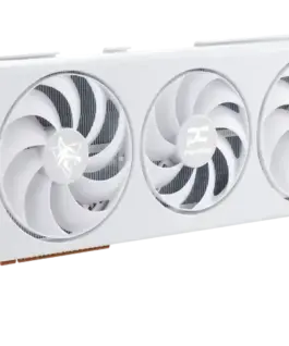 Alternative view of Видео карта PowerColor Radeon RX 9070 XT Hellhound White 16GB GDDR6