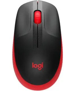Безжична мишка Logitech M190 Full-Size черно-червена 910-005908