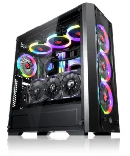 Alternative view of Raijintek кутия Case EATX - PONOS TG4 - 4 x 120mm ARGB Fans, Tempered Glass