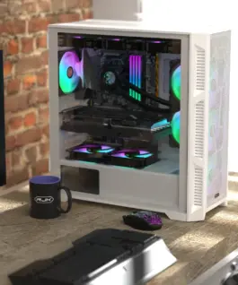 Raijintek кутия Case EATX – PONOS ULTRA WHITE MS4