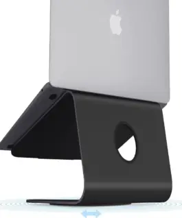 Alternative view of Поставка за лаптоп Rain Design mStand360 with Swivel Base - Black