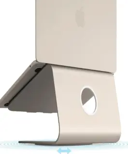 Alternative view of Поставка за лаптоп Rain Design mStand360 with Swivel Base - Starlight