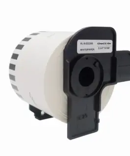 ЛЕНТА ЗА ЕТИКЕТНИ ПРИНТЕРИ BROTHER ТИП QL - CONTINUOUS PAPER TAPE - 62 mm x 3048 m - DK22205 (DK-22205) - PN RL-BR-DK222