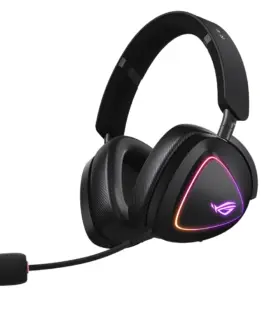 Геймърски безжични слушалки ASUS ROG Delta II - USB-C Aura Sync RGB