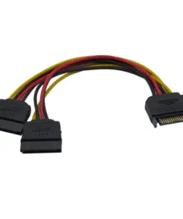 VCom разклонител SATA Power splitter 15-pin M / 2xFemale - CE360-0.15m