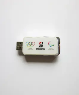 Alternative view of Флаш памет 32Gb USB 2.0 SD-34B, бяла, Без лого