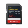 SanDisk Карта памет Extreme Pro SDXC 128GB 300MB/s and 300Mb/s Class 10 V90 UHS-II