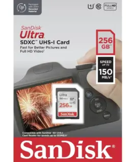 SanDisk Карта памет Ultra SDXC Memory card 256GB 150MB/s