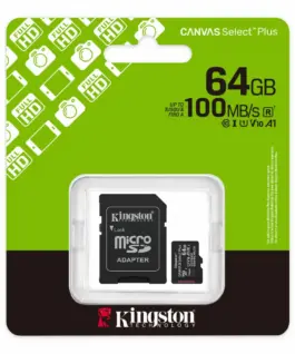 Карта памет Kingston Canvas Select Plus microSDXC 64GB