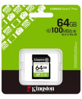 Карта памет Kingston Canvas Select Plus SD 64GB