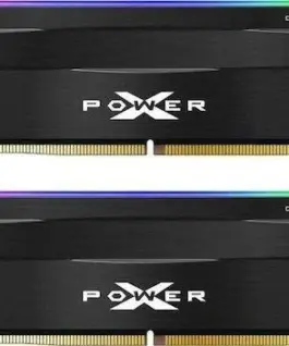 Памет за компютър Silicon Power XPOWER Zenith RGB Black 32GB(2x16GB) UDIMM DDR5 6000MHz