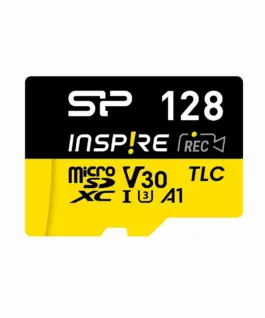 Карта памет Silicon Power Inspire 128GB microSDXC Class 10 SD Adapter
