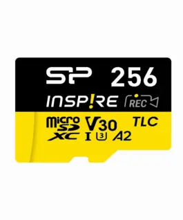 Карта памет Silicon Power Inspire 256GB microSDXC Class 10 SD Adapter