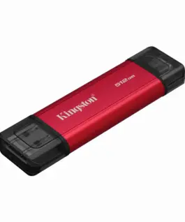 Флаш памет Kingston Dual USB-A/C Portable SSD 512GB - Black/Red