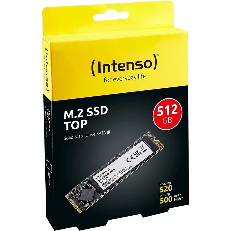ВЪТРЕШЕН ТВЪРД ДИСК Intenso SSD TOP 512 GB - SATA 6Gb/s - PN 3832450 - Image 2