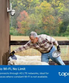 Външна охранителна 4G LTE камера TP-Link Tapo C501 - 1080P