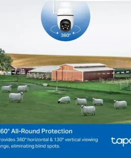 Външна охранителна 4G LTE камера TP-Link Tapo C501 - 1080P