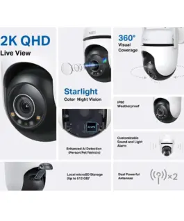 Alternative view of Външна охранителна WiFi камера TP-Link Tapo C520WS - 2K Pan/Tilt