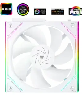 Thermalright Комплект вентилатори Fan Pack 3-in-1 3x120mm – TL-M12QRW x 3 – White