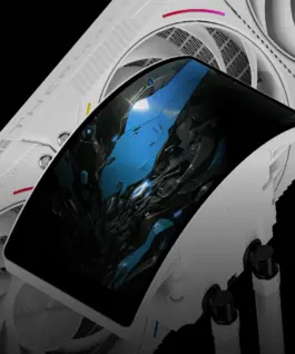 Alternative view of Thermalright водно охлаждане Water Cooling Rainbow Vision 360 Turbo ARGB White - 6.67 inch Curve OLED Display