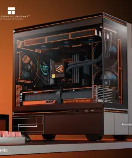 Thermalright кутия Case mATX – TL-M10 Black – USB-C