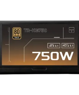 Alternative view of Thermalright захранване PSU ATX 3.1 750W Gold, Full Modular - TR-KG750