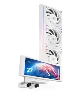 Alternative view of Thermalright водно охлаждане Water Cooling Trofeo Vision 360 ARGB White - 6.86 inch IPS LCD Display