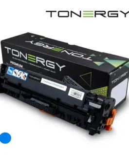 Tonergy съвместима Тонер Касета Compatible Toner Cartridge HP 312A 304A 305A CF381A/CC531A/CE411A Cyan Standard Capacity