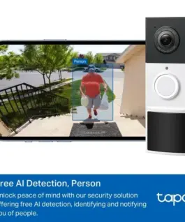 TP LINK нтелигентен видео звънец за врата Tapo D210