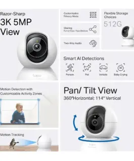 TP LINK Домашна охранителна камера с AI