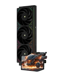 Alternative view of Thermalright водно охлаждане Water Cooling Levita Vision 360 UB ARGB Black - 6.67 inch Curve AMOLED Display