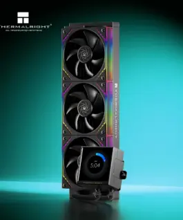 Alternative view of Thermalright водно охлаждане Water Cooling Peerless Vision 360 ARGB Black - 3.95 inch IPS LCD Display